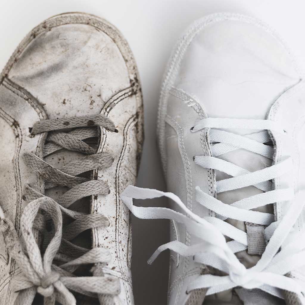 Vårda och rengör dina sneakers och textilskor
